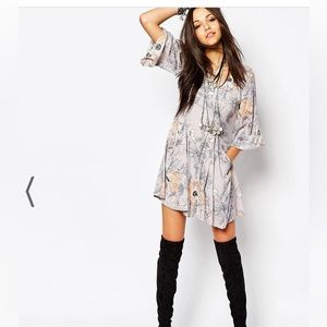 Free People Eyes On You Mini Dress In Floral Print